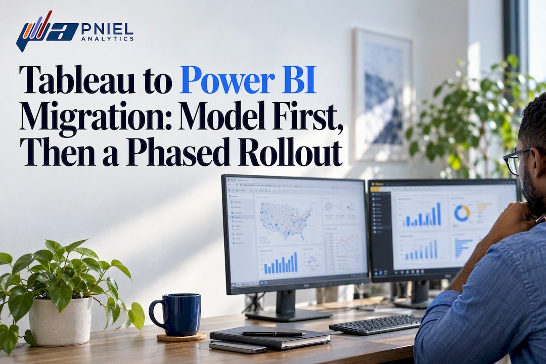 Tableau to Power BI Migration: Model First, Then a Phased Rollout — BI Tools illustration
